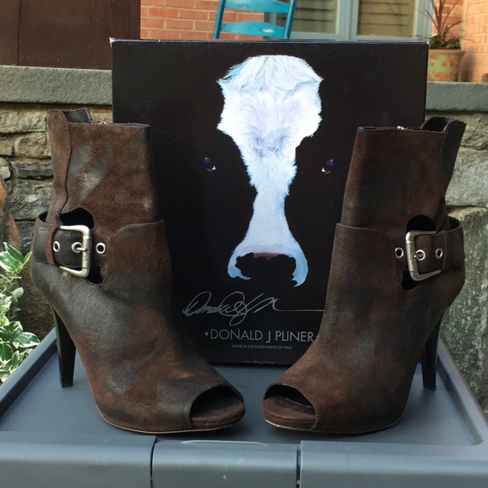 Donald J Pliner Zerli Vintage Brown Booties